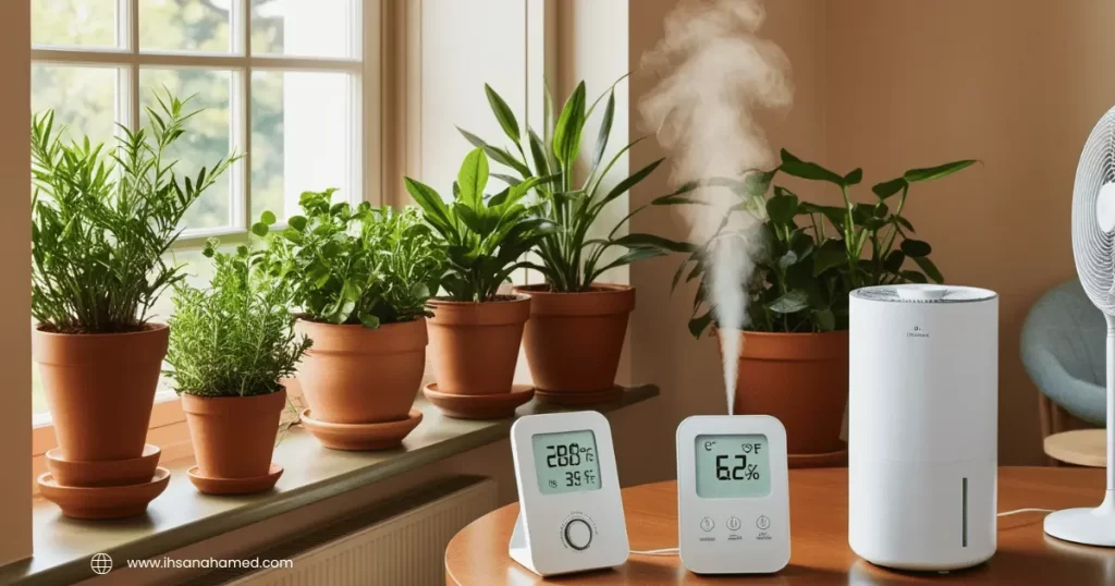 Maintaining the Ideal Temperature and Humidity for Indoor Plants