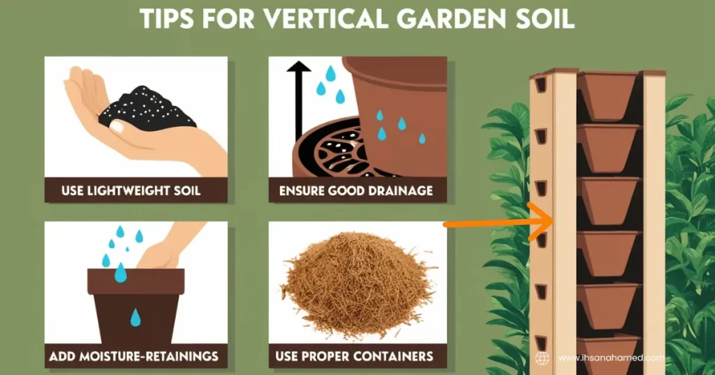 Tips for Vertical Garden Soil