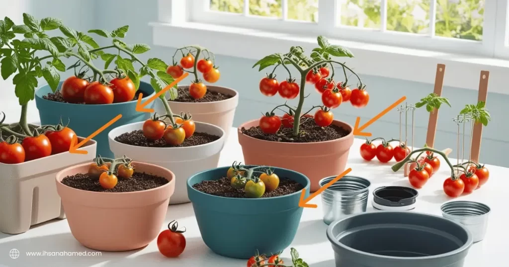 Container Basics for Growing Indoor Tomatoes