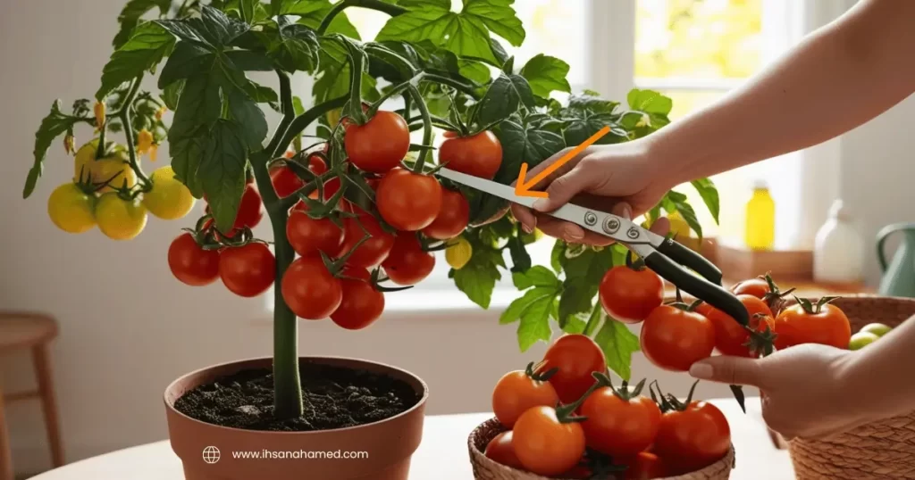 Harvesting Your Crop Getting the Most from Your Indoor Tomatoes