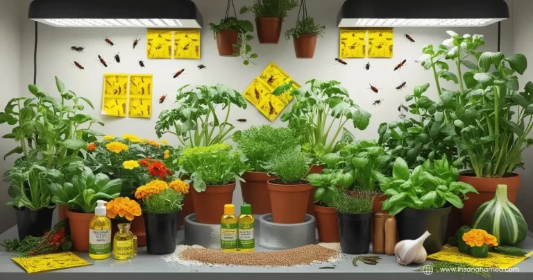 Indoor container garden pest control