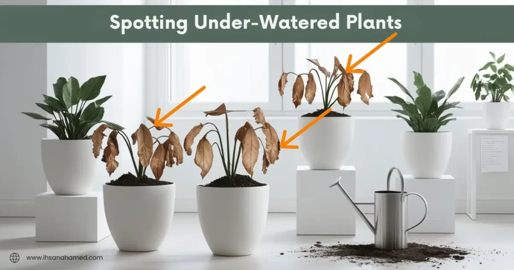 Spotting Under Watered Plants