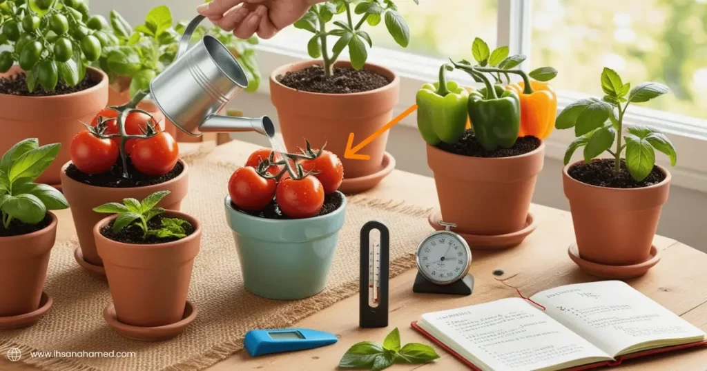 Watering Tips for Popular Indoor Veggies