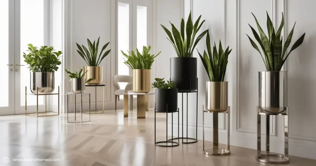 Decorative Metal Planters