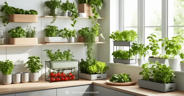 Indoor herb vegetable container combos