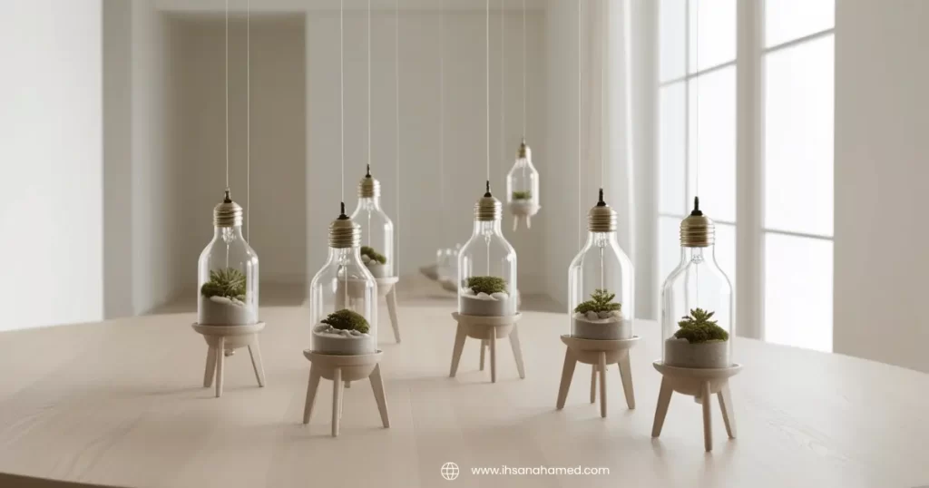 Light Bulb Terrariums