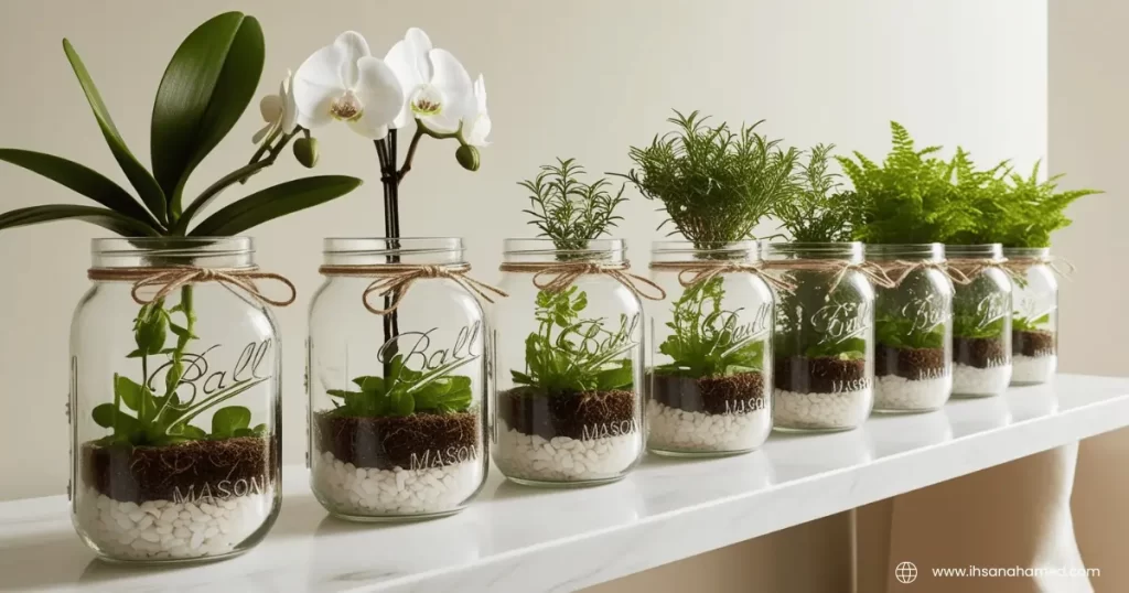 Mason Jar Planters