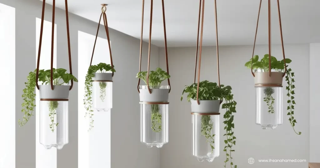 Plastic Bottle Hanging Planters