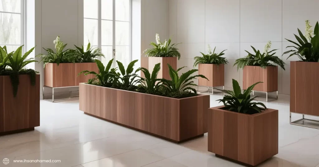 Wooden Planter Boxes