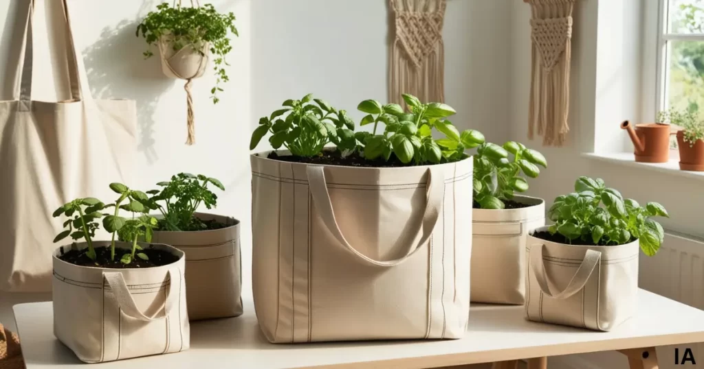 Canvas Tote Grow Bags