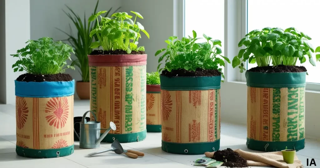 Recycled Rice grow Bags