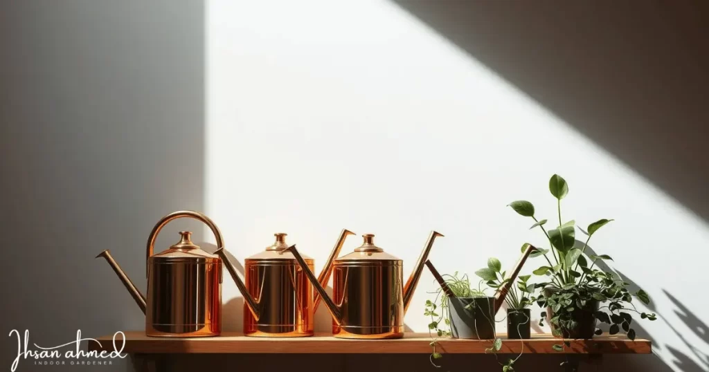 Copper watering can