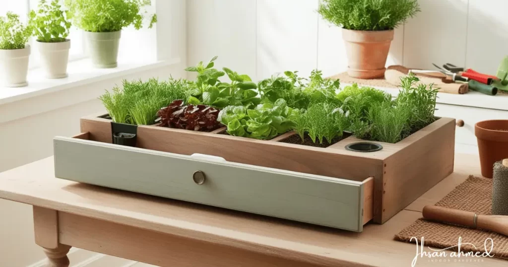 Drawer Self-Watering Planter