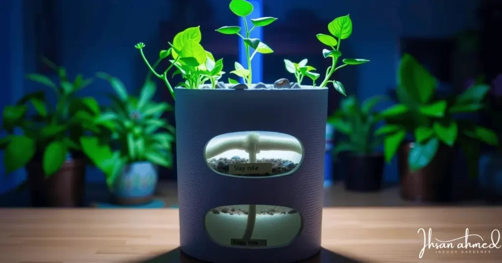 Styrofoam Cup self-watering Planter